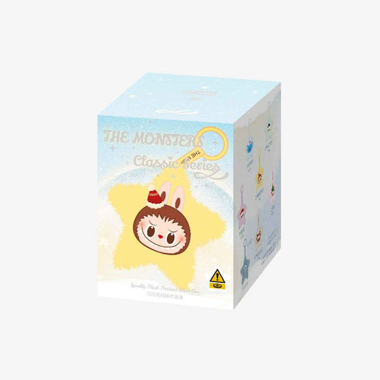 [IN STOCK] POPMART Classic Series-Sparkly Plush Pendant Blind Box Labubu Single Sealed Blind Box