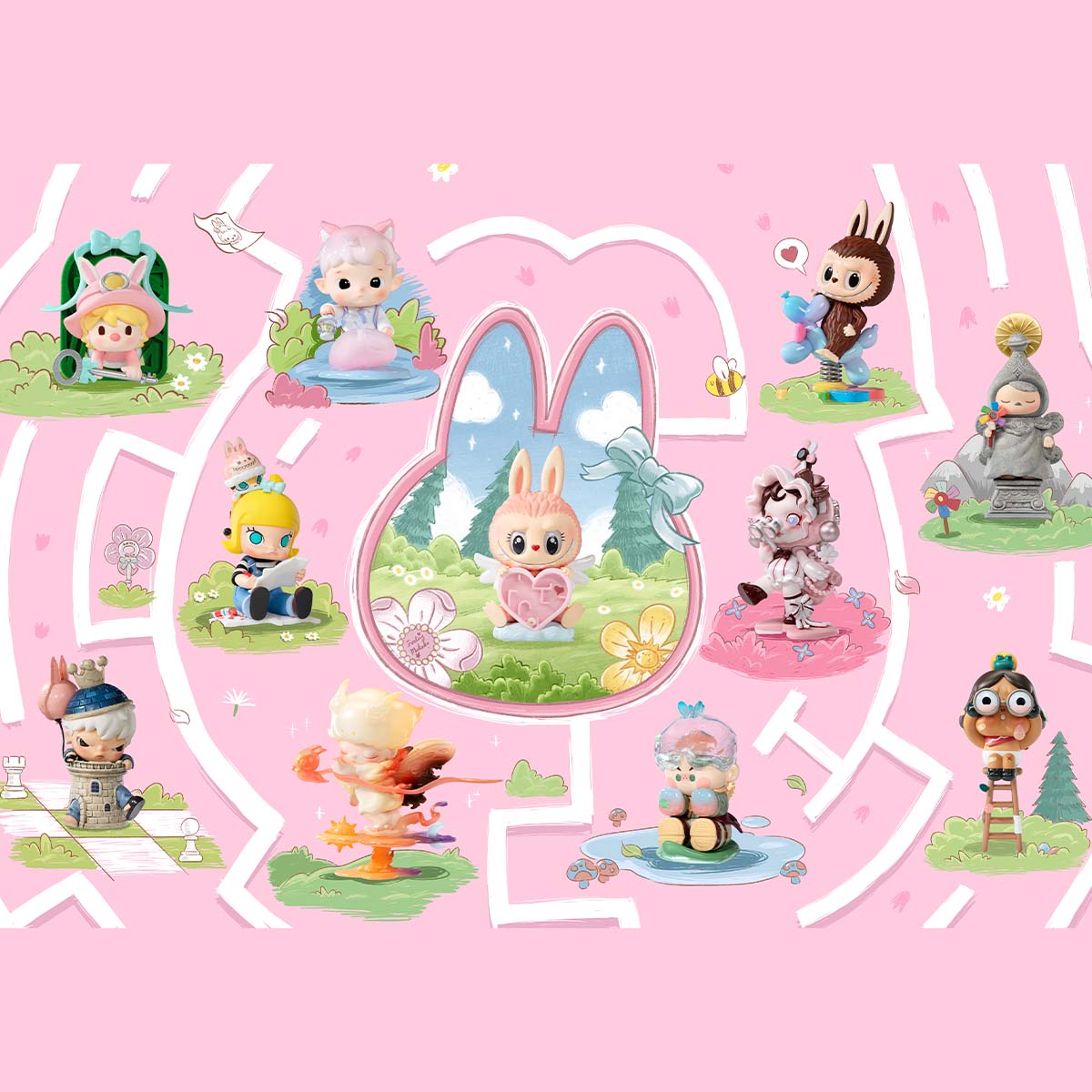 POPMart Finding MOKOKO Series Figures Blind Box (1 Blind Box) Main image