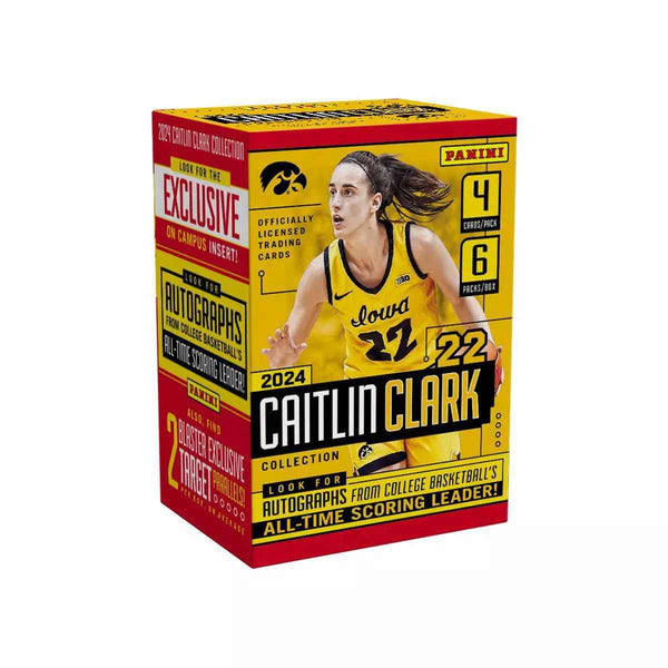 Caitlin Clark Panini Collection Basketball Trading Card Blaster Box