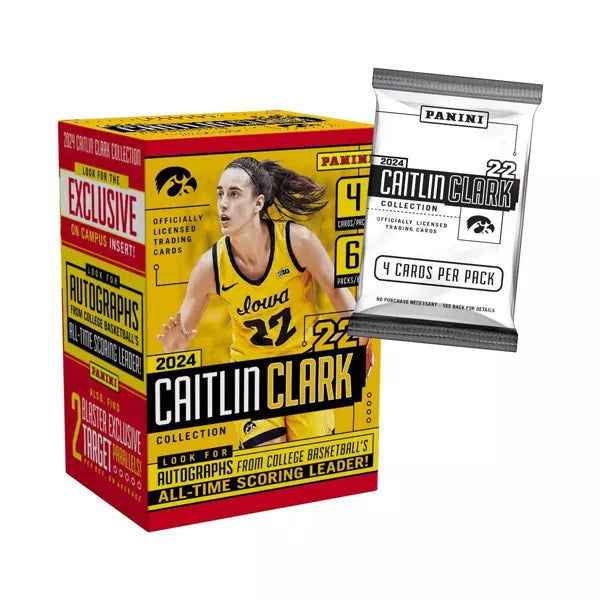 Caitlin Clark Panini Collection Basketball Trading Card Blaster Box