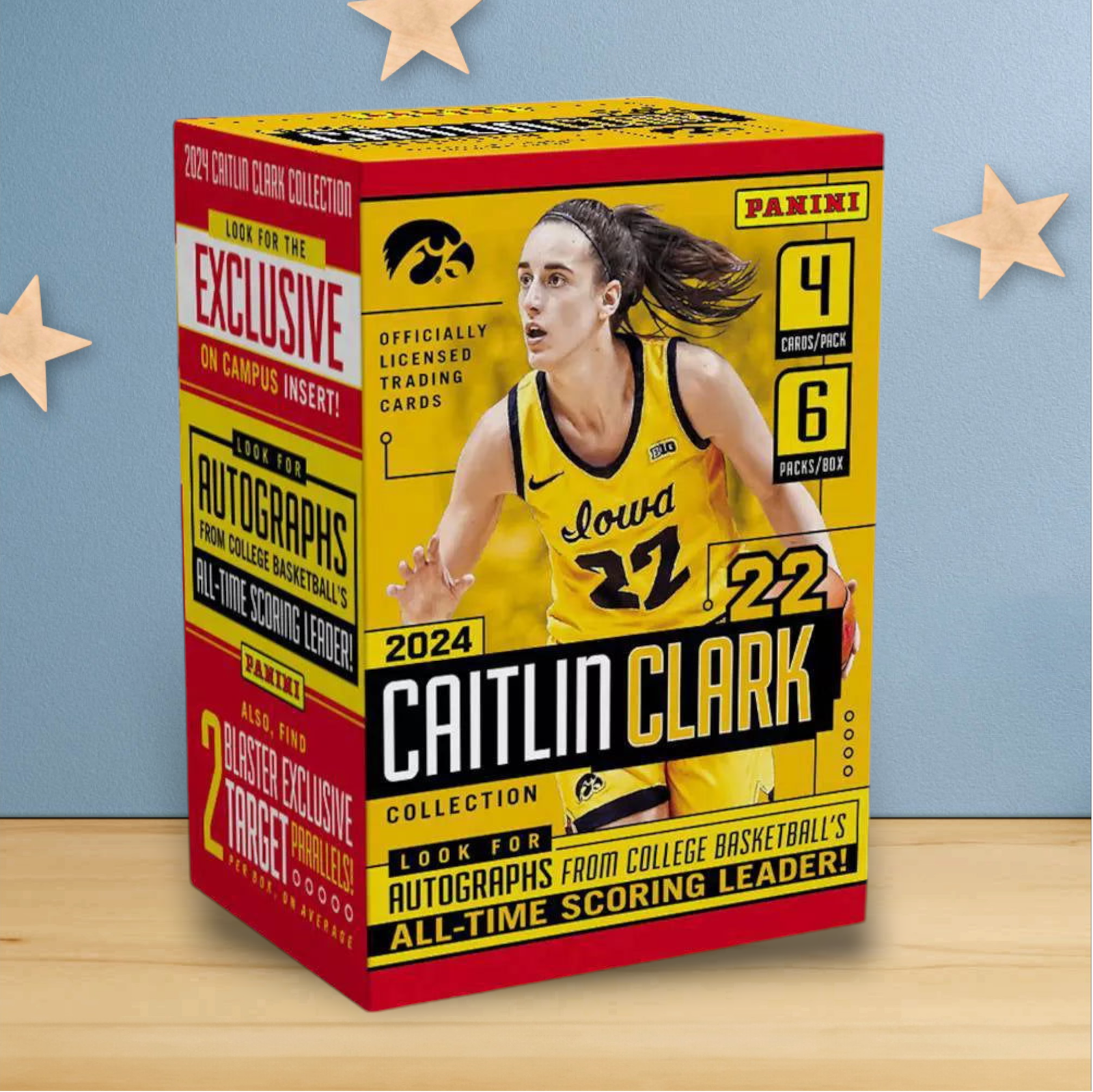 2024 Panini Caitlin Clark Collection Basketball Trading Card Blaster Box - Collectors World Toys