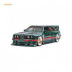 NA BMW E30 Wide-Body Resin Model Green 1:64