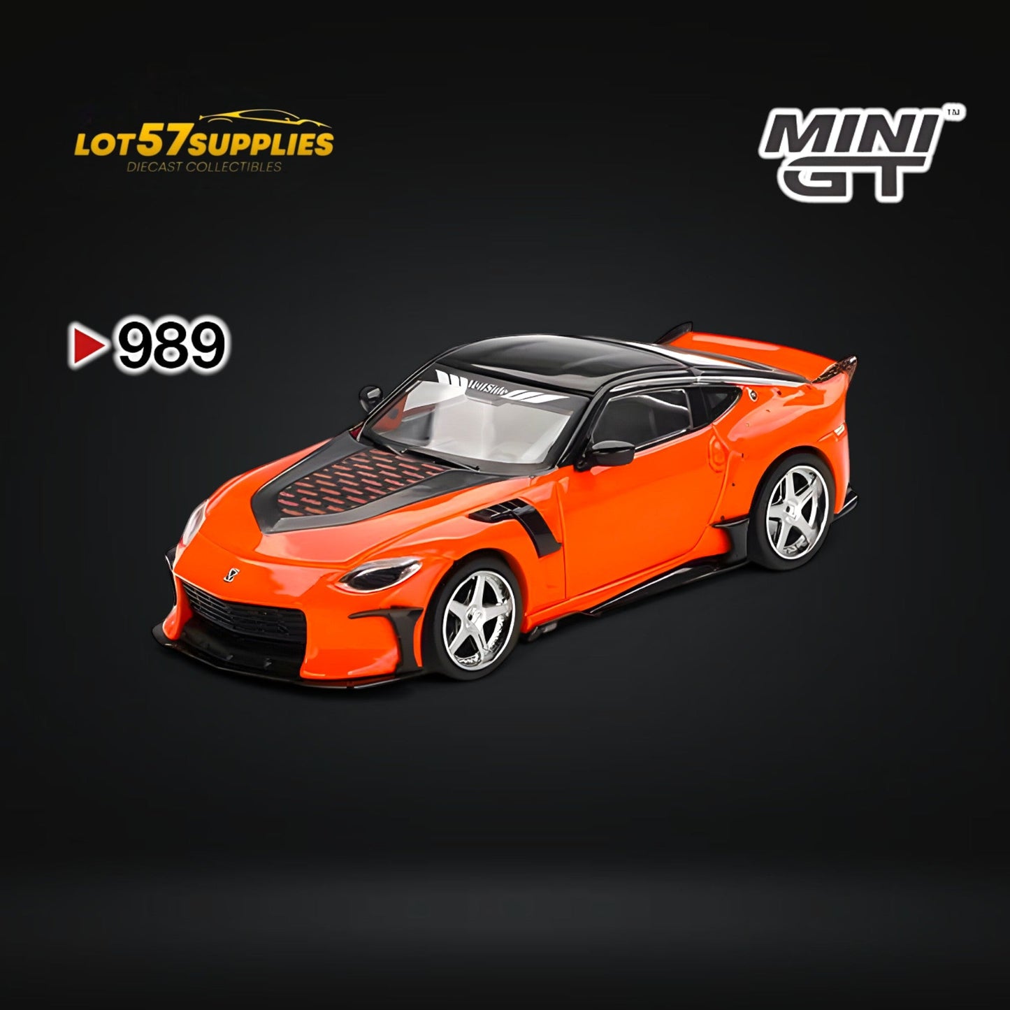(Pre-Order) Mini-GT Nissan Z VeilSide FFZ400 Orange #989 1:64 - Collectors World Toys