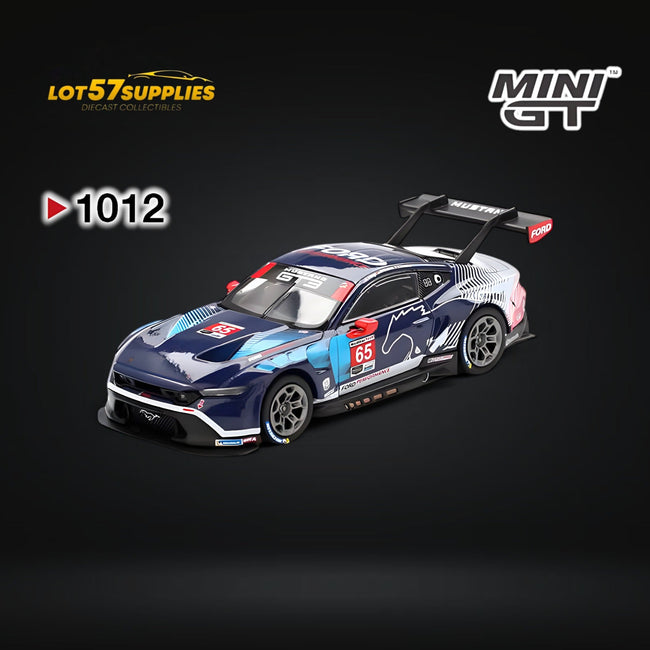 (Pre-Order) Mini-GT Ford Mustang GT3 #65 2024 IMSA Daytona 24 Hrs #1012 1:64 - Collectors World Toys Hover Image