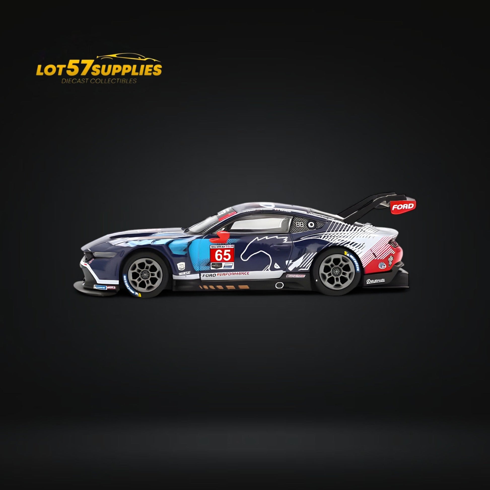 (Pre-Order) Mini-GT Ford Mustang GT3 #65 2024 IMSA Daytona 24 Hrs #1012 1:64 - Collectors World Toys