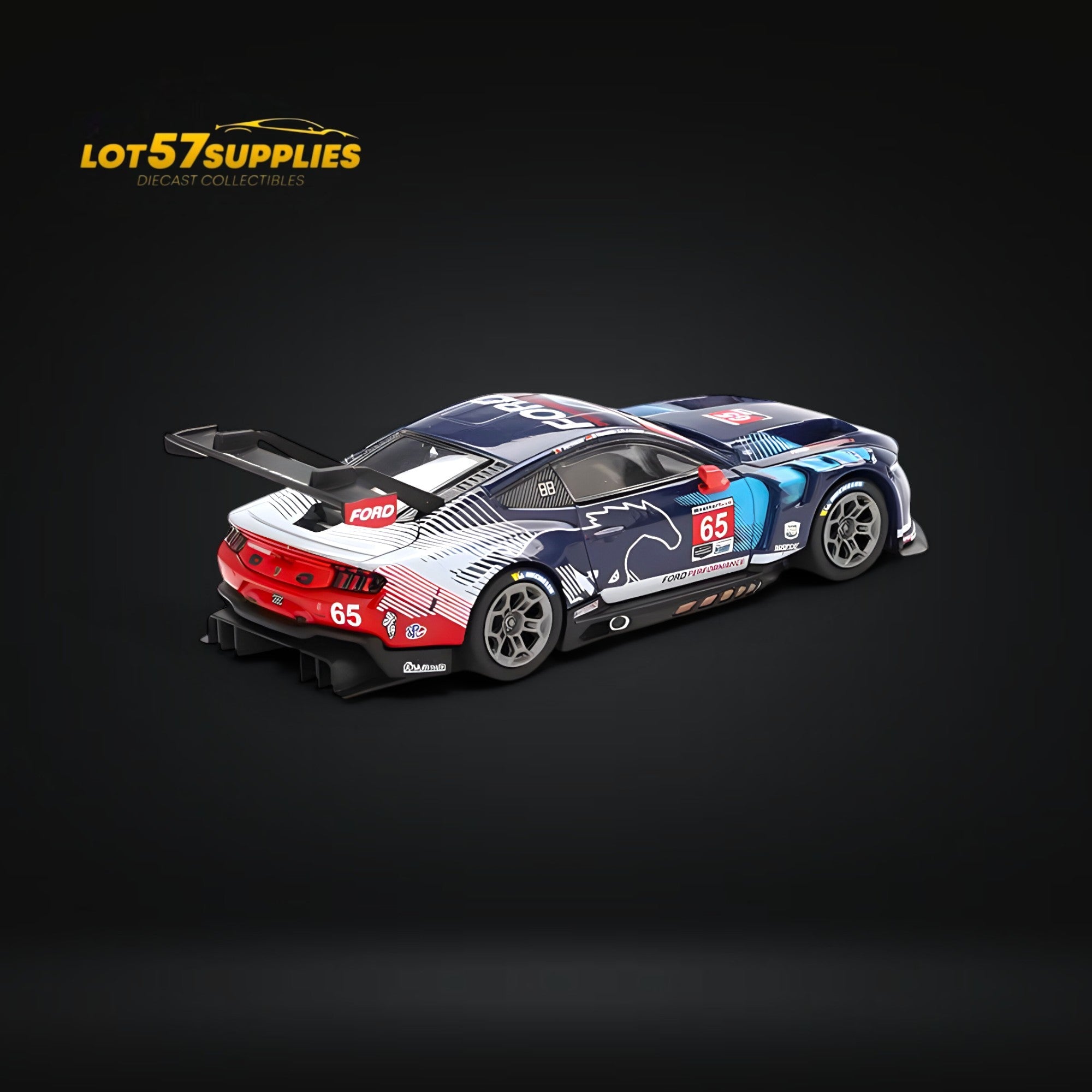 (Pre-Order) Mini-GT Ford Mustang GT3 #65 2024 IMSA Daytona 24 Hrs #1012 1:64 - Collectors World Toys