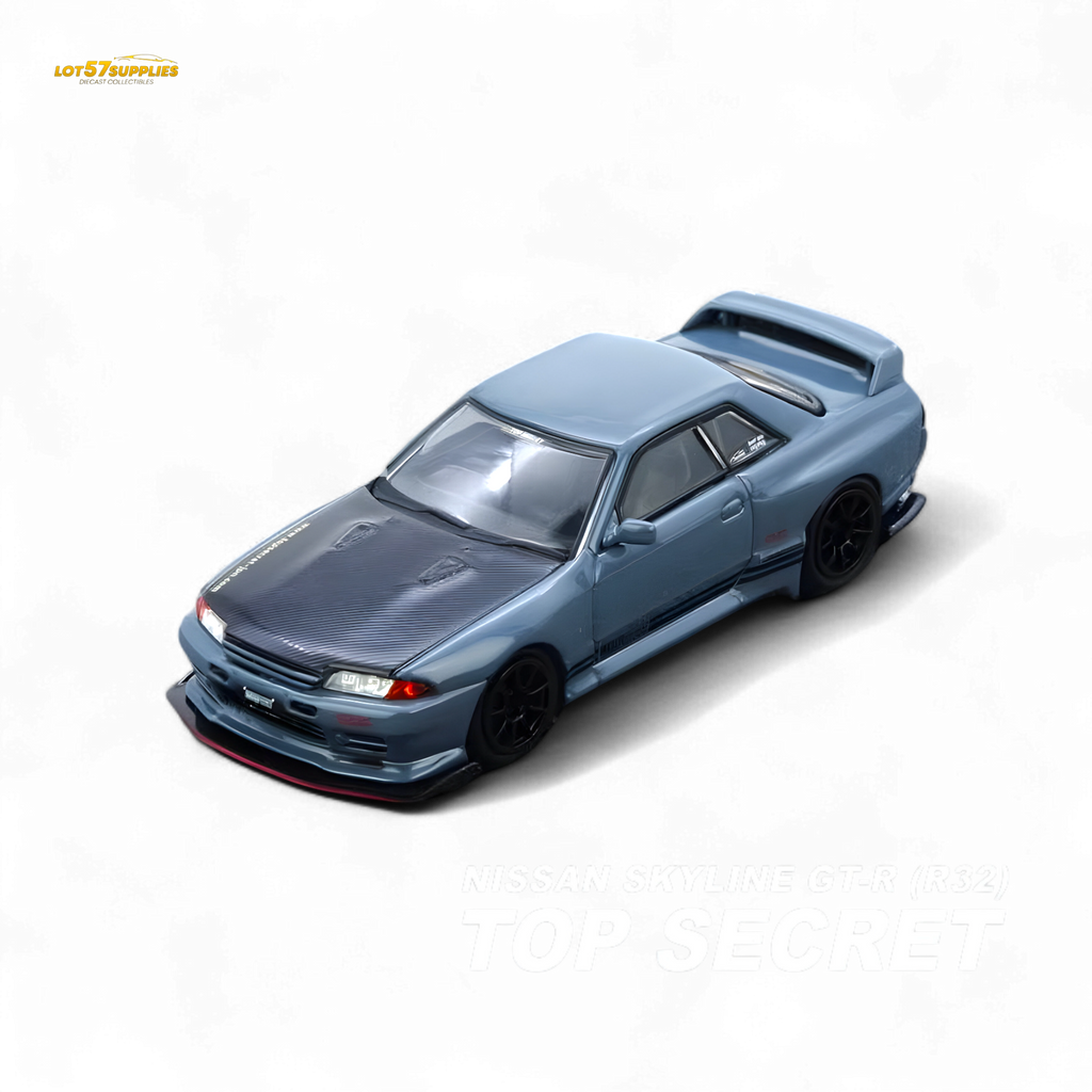 Inno64 TOP SECRET R32 GT-R - Stealth Grey 1/64 - Collectors World Toys