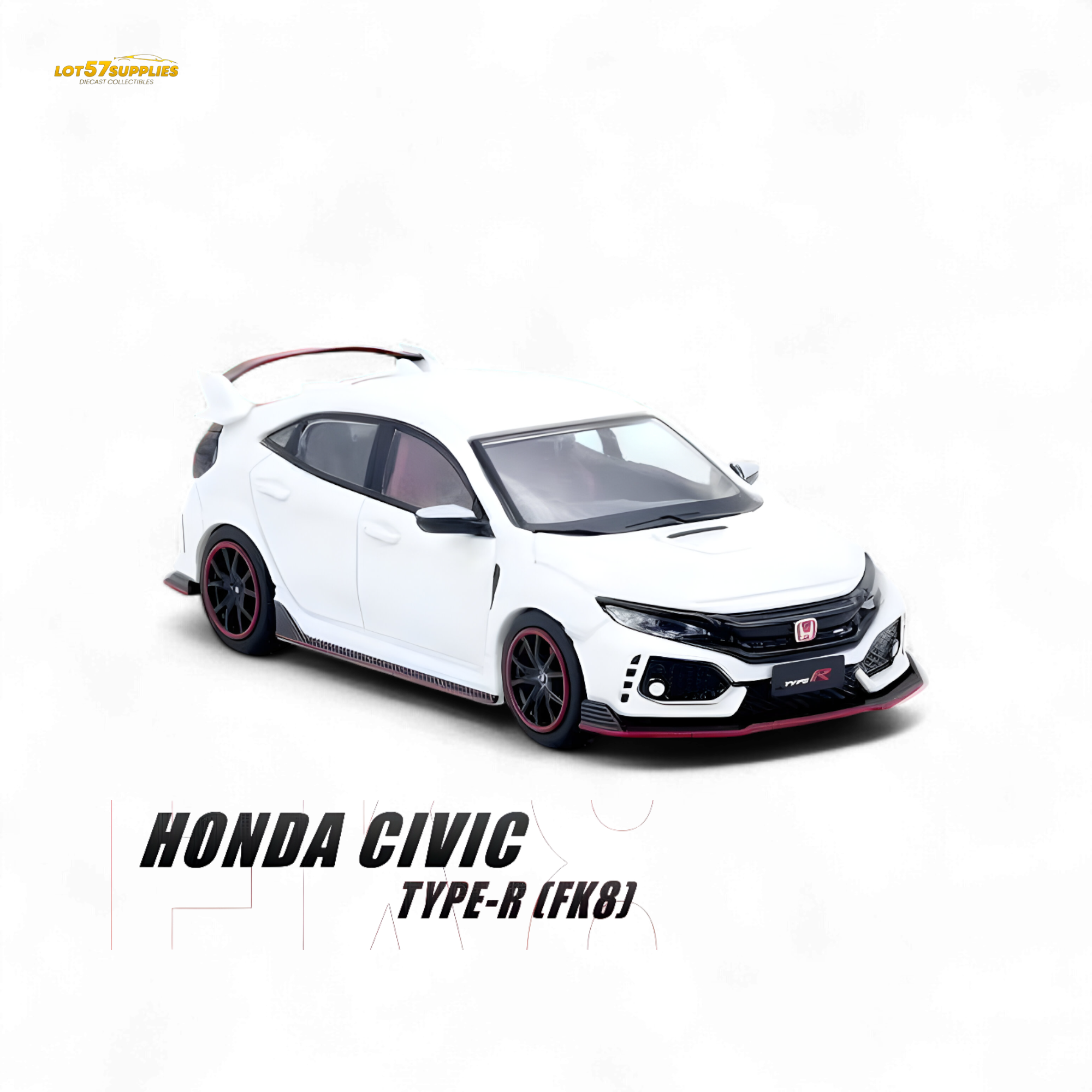 (Pre-Order) INNO64 Honda Civic Type-R (FK8) - White 1/64 Main image