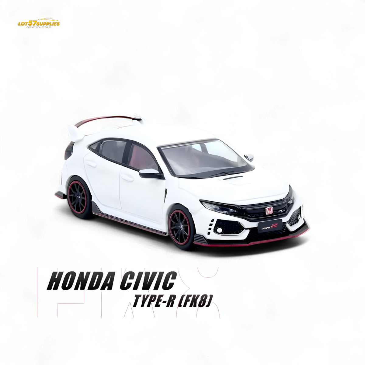 (Pre-Order) INNO64 Honda Civic Type-R (FK8) - White 1/64 - Collectors World Toys