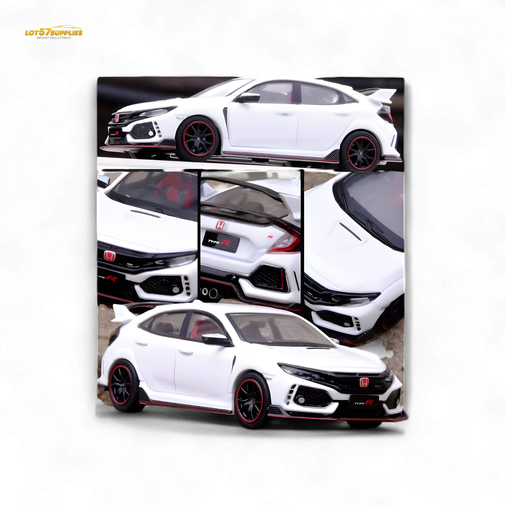 (Pre-Order) INNO64 Honda Civic Type-R (FK8) - White 1/64 - Collectors World Toys