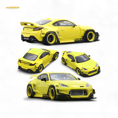 (Pre-Order) INNO64 Toyota GR86 Pandem - Yellow 1/64 - Collectors World Toys
