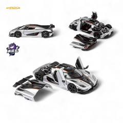 (Pre-Order) DEMON KING Koenigsegg ONE:1 - Silver 1:64 - Collectors World Toys