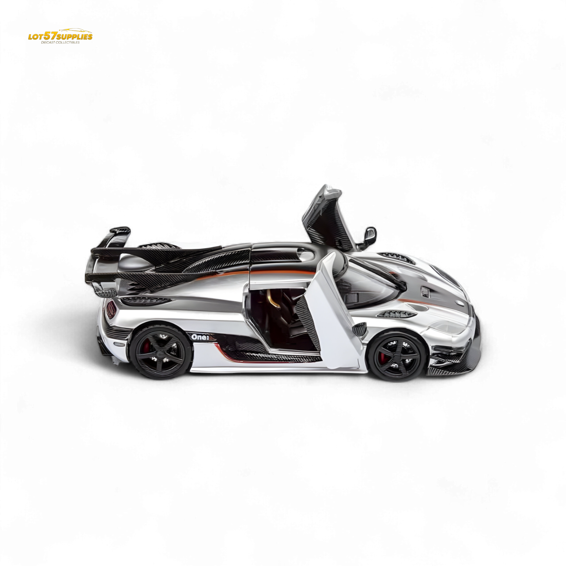 (Pre-Order) DEMON KING Koenigsegg ONE:1 - Silver 1:64