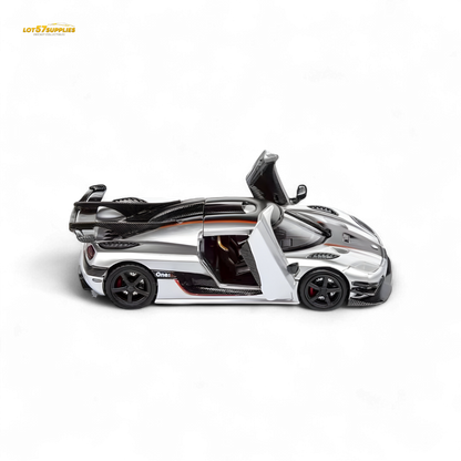 (Pre-Order) DEMON KING Koenigsegg ONE:1 - Silver 1:64
