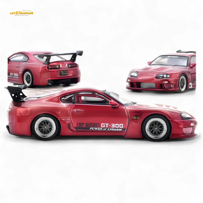 (Pre-Order) INNO64 Toyota Supra A80 Top Secret - Red 1:64