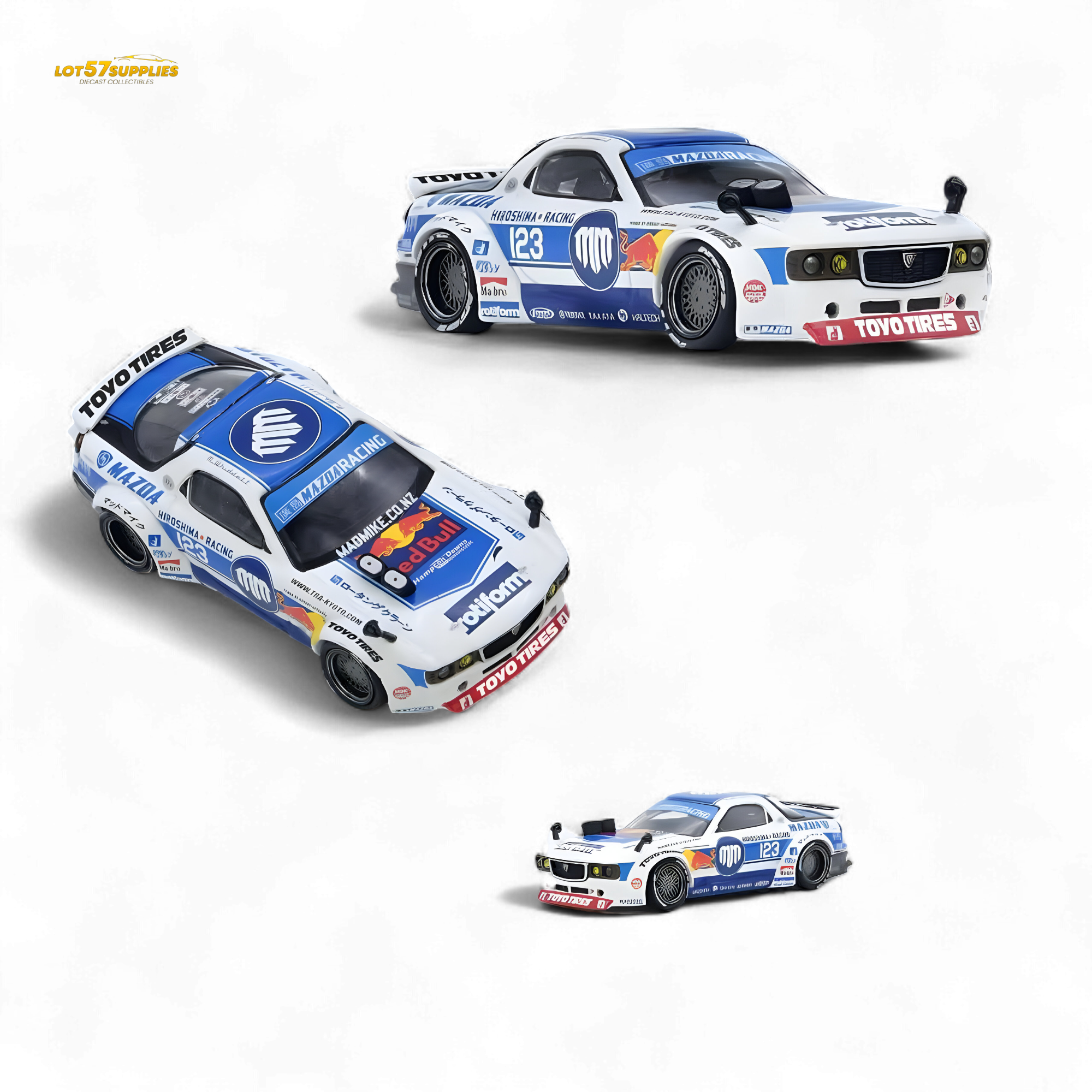 (Pre-Order) INNO64 Mazda RX-7 FD3S Pandem Rocket Bunny MADBUL MADLAB Collection 001 - 1:64 - Collectors World Toys