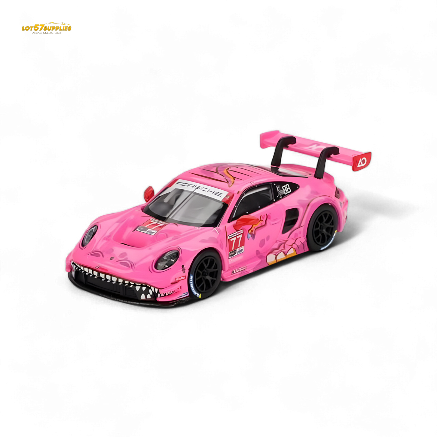 (Pre-Order) Mini-GT Porsche 911 GT3 R #77 AO Racing ROXY IMSA Road America 2024 - 1:64 - Collectors World Toys