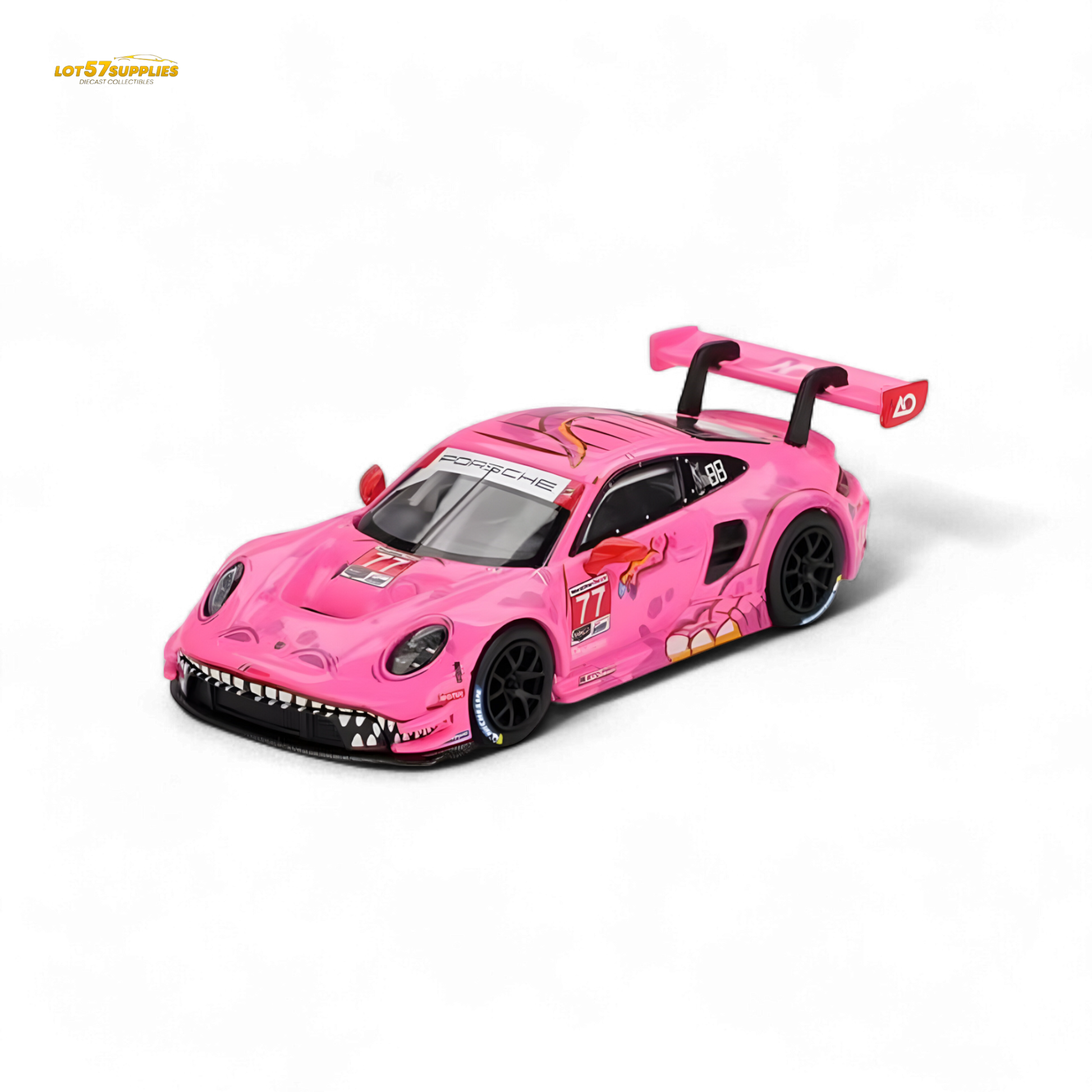(Pre-Order) Mini-GT Porsche 911 GT3 R #77 AO Racing ROXY IMSA Road America 2024 - 1:64 - Collectors World Toys