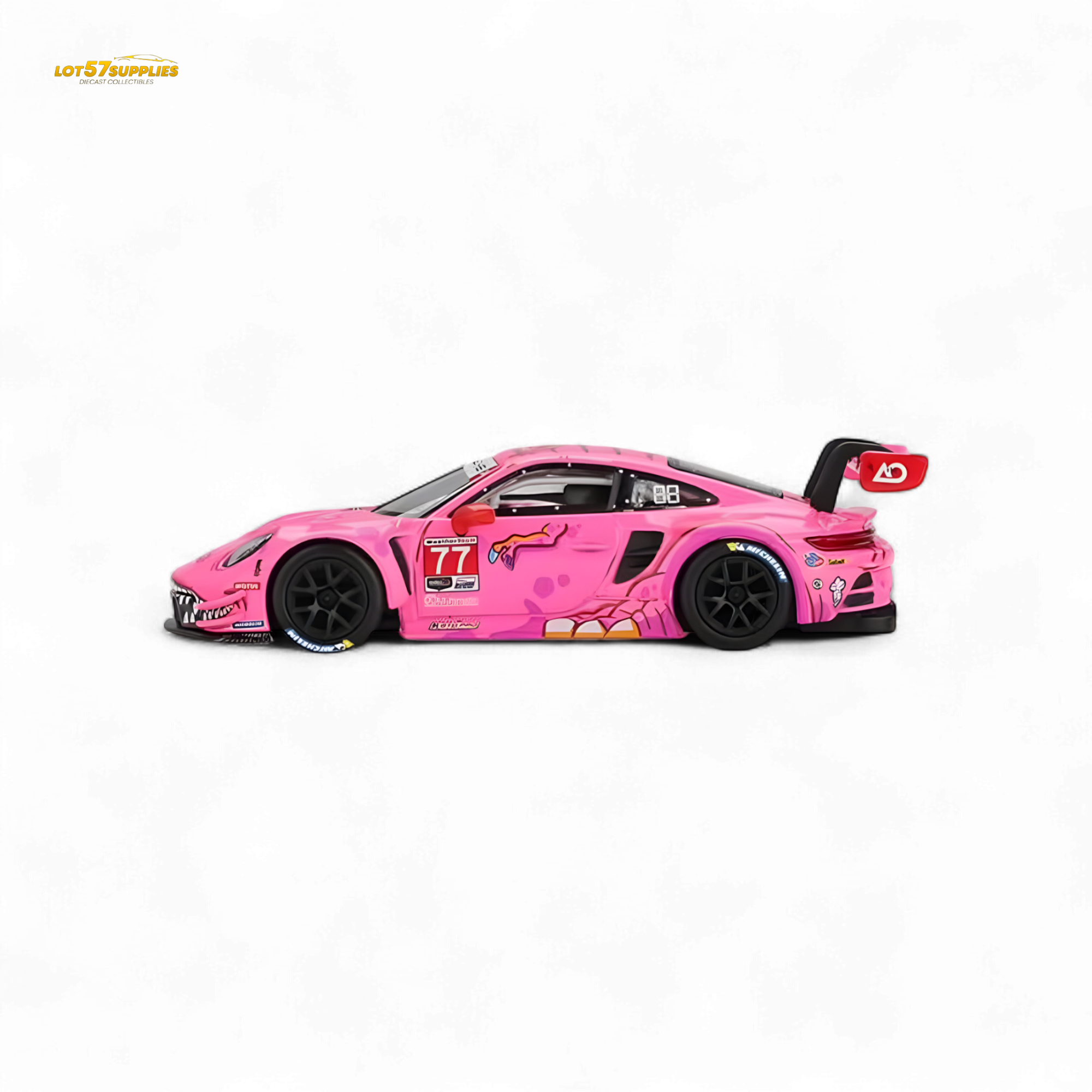 (Pre-Order) Mini-GT Porsche 911 GT3 R #77 AO Racing ROXY IMSA Road America 2024 - 1:64 - Collectors World Toys