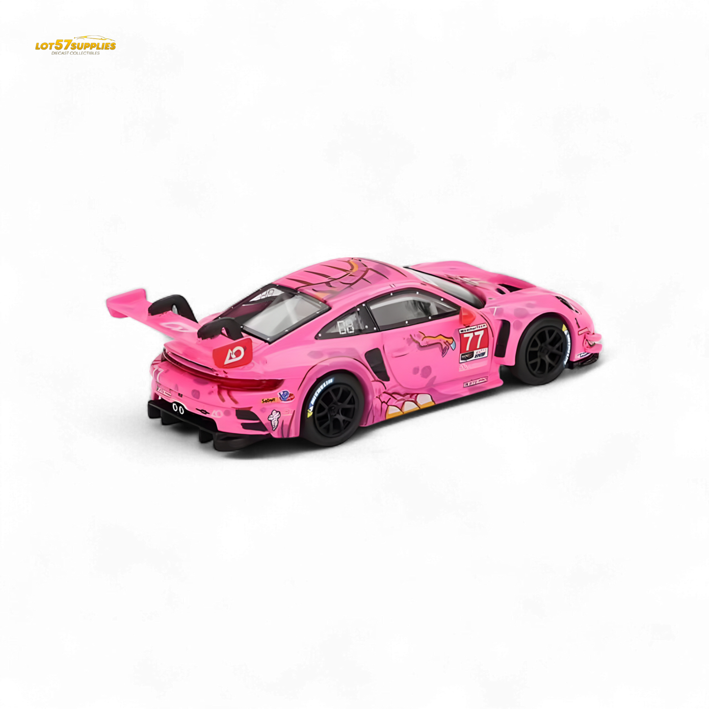 (Pre-Order) Mini-GT Porsche 911 GT3 R #77 AO Racing ROXY IMSA Road America 2024 - 1:64 - Collectors World Toys