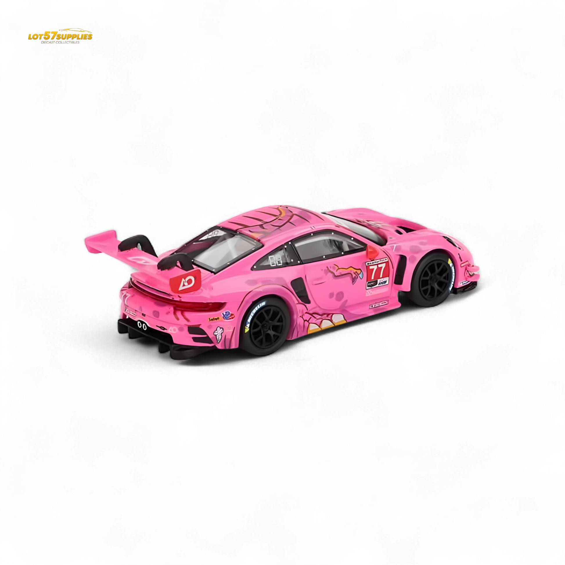 (Pre-Order) Mini-GT Porsche 911 GT3 R #77 AO Racing ROXY IMSA Road America 2024 - 1:64 - Collectors World Toys
