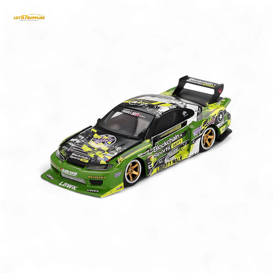 (Pre-Order) MINI-GT Nissan LB-Super Silhouette S15 Silvia #555 V2 2024 Formula Drift Japan - 1:64 - Collectors World Toys