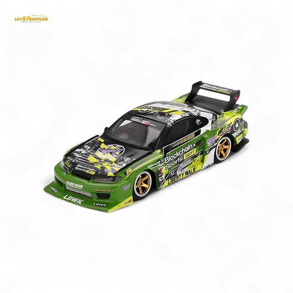 (Pre-Order) MINI-GT Nissan LB-Super Silhouette S15 Silvia #555 V2 2024 Formula Drift Japan - 1:64 - Collectors World Toys