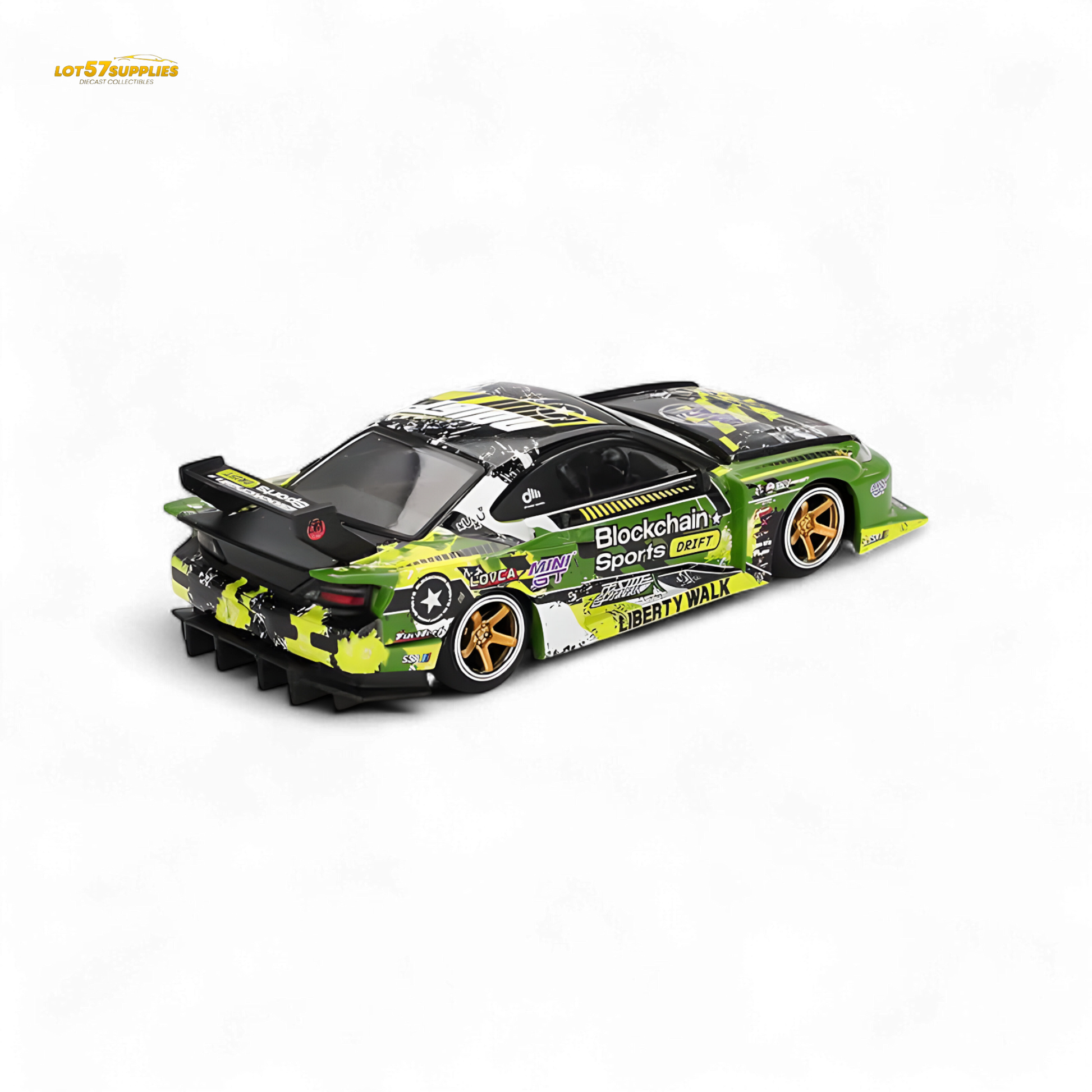 (Pre-Order) MINI-GT Nissan LB-Super Silhouette S15 Silvia #555 V2 2024 Formula Drift Japan - 1:64 - Collectors World Toys