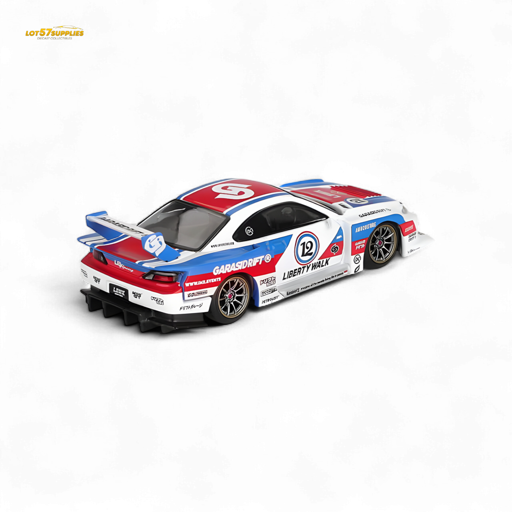 (Pre-Order) Mini-GT Nissan LB-Super Silhouette S15 SILVIA GARASIDRIFT x LBWK 2025 #1022 - 1:64