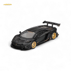 (Pre-Order) Mini-GT LB★WORKS Lamborghini Aventador Limited Edition Matte Black #1087 - 1:64