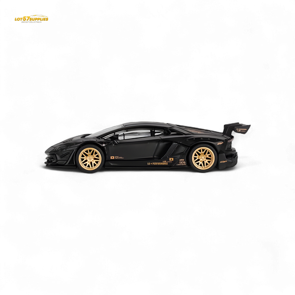 (Pre-Order) Mini-GT LB★WORKS Lamborghini Aventador Limited Edition Matte Black #1087 - 1:64