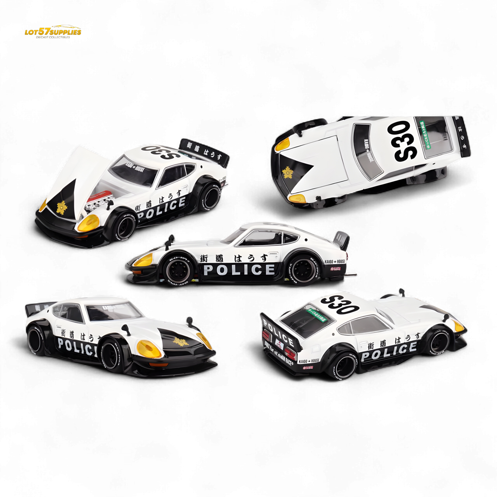 (Pre-Order) KAIDO Nissan Fairlady Z - GT Police 1:64 Main image