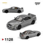 (Pre-Order) Mini-GT Nissan Skyline GT-R (NISMO BCNR33 CRS Version) - Dark Metal Gray 1:64 #1128
