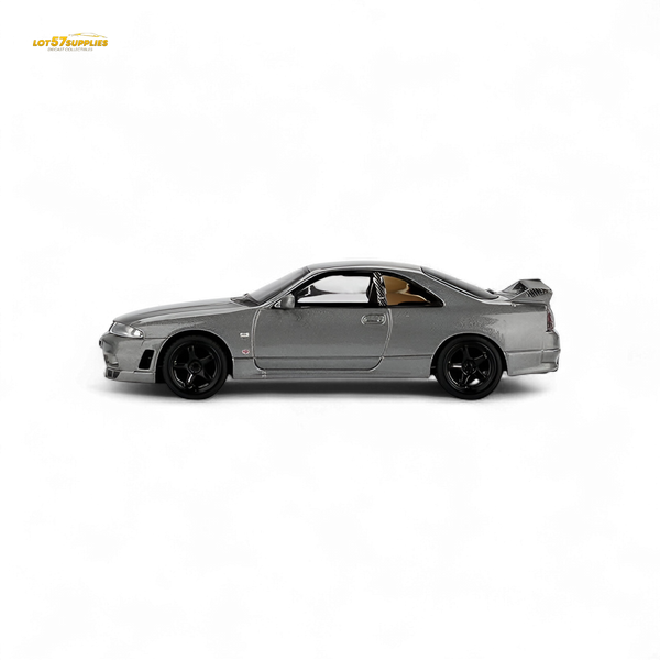 (Pre-Order) Mini-GT Nissan Skyline GT-R (NISMO BCNR33 CRS Version) - Dark Metal Gray 1:64 #1128
