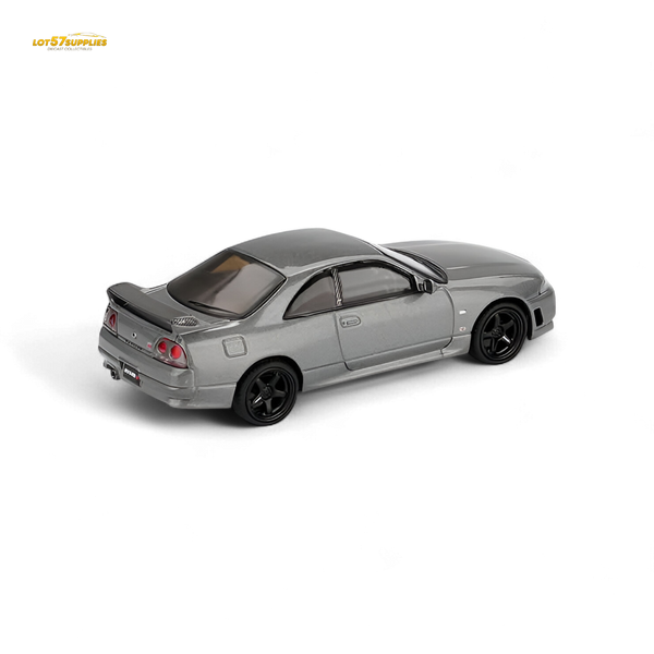 (Pre-Order) Mini-GT Nissan Skyline GT-R (NISMO BCNR33 CRS Version) - Dark Metal Gray 1:64 #1128
