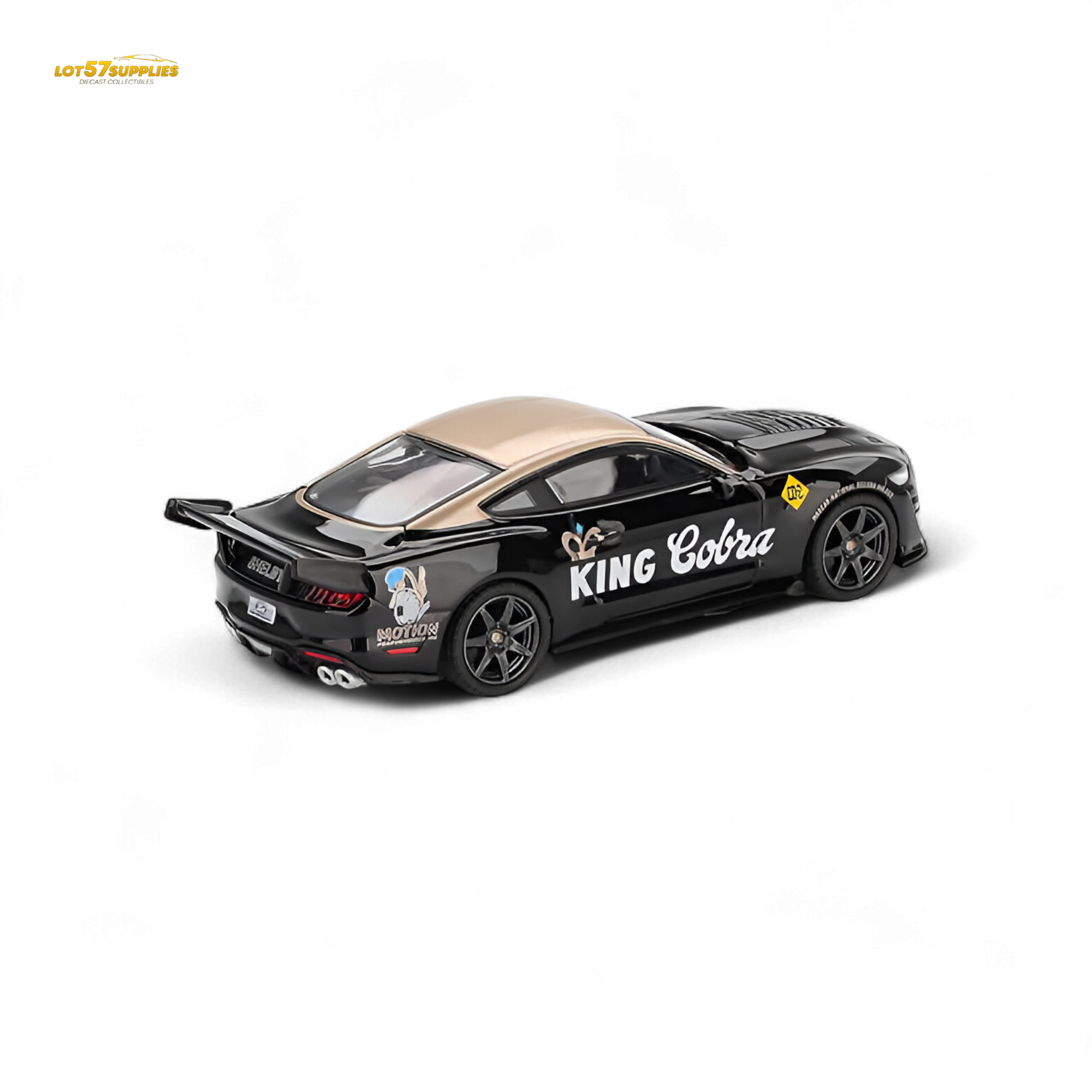 (Pre-Order) Mini-GT Shelby GT500 Dragon Snake Concept - Black/Gold 1:64 #1130