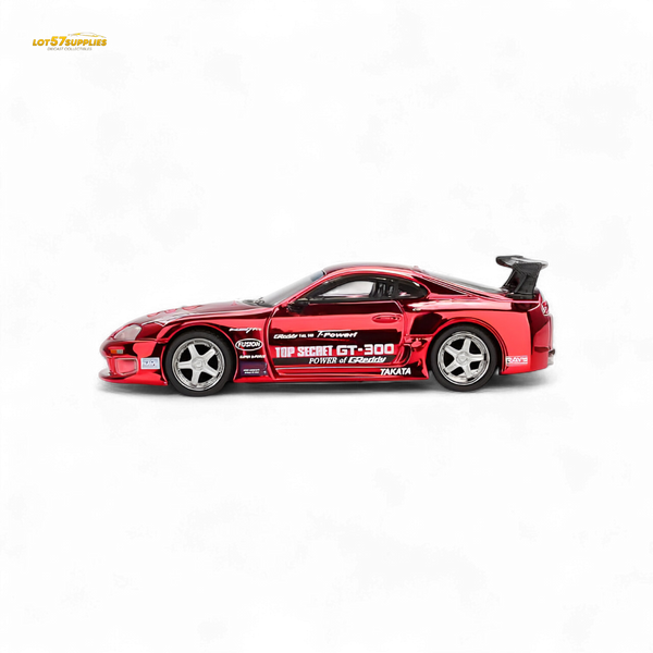(Pre-Order) Mini-GT Toyota Supra (A80) Top Secret GT-300 - Top Secret Red Chrome 1:64 #1132