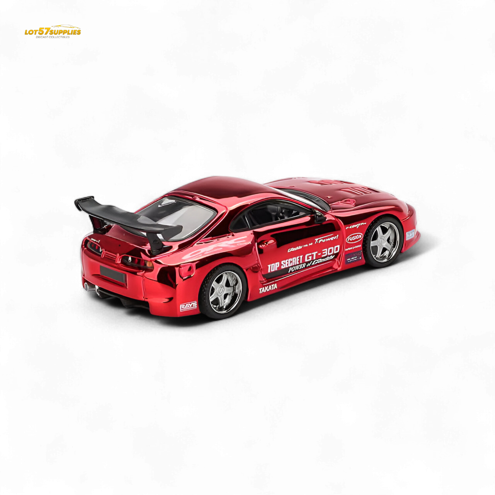 (Pre-Order) Mini-GT Toyota Supra (A80) Top Secret GT-300 - Top Secret Red Chrome 1:64 #1132