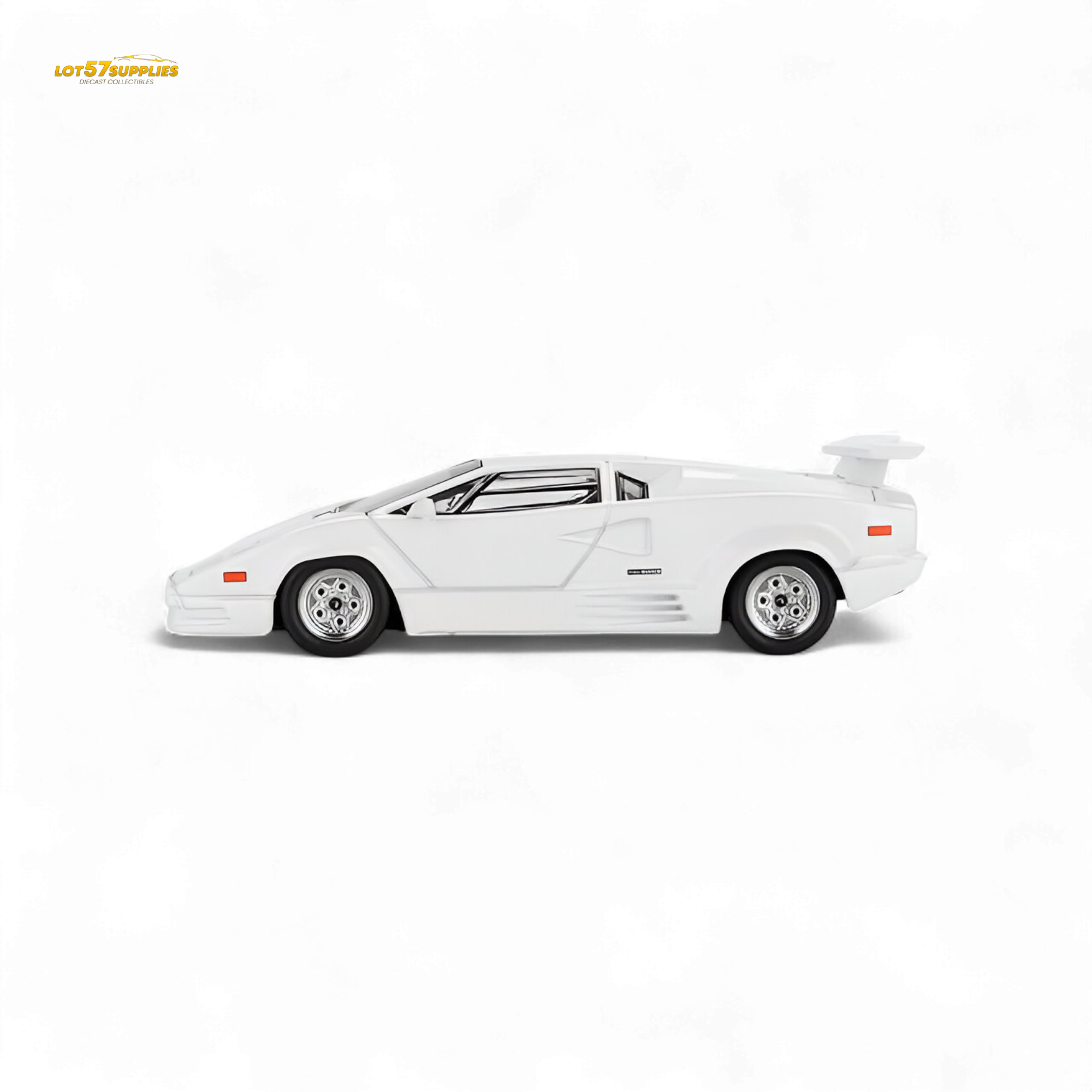 (Pre-Order) Mini-GT Lamborghini Countach 25th Anniversary - White 1:64 #1134