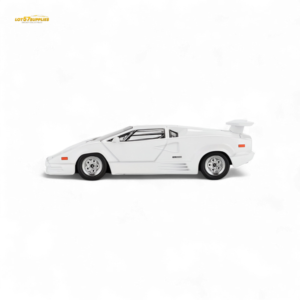 (Pre-Order) Mini-GT Lamborghini Countach 25th Anniversary - White 1:64 #1134
