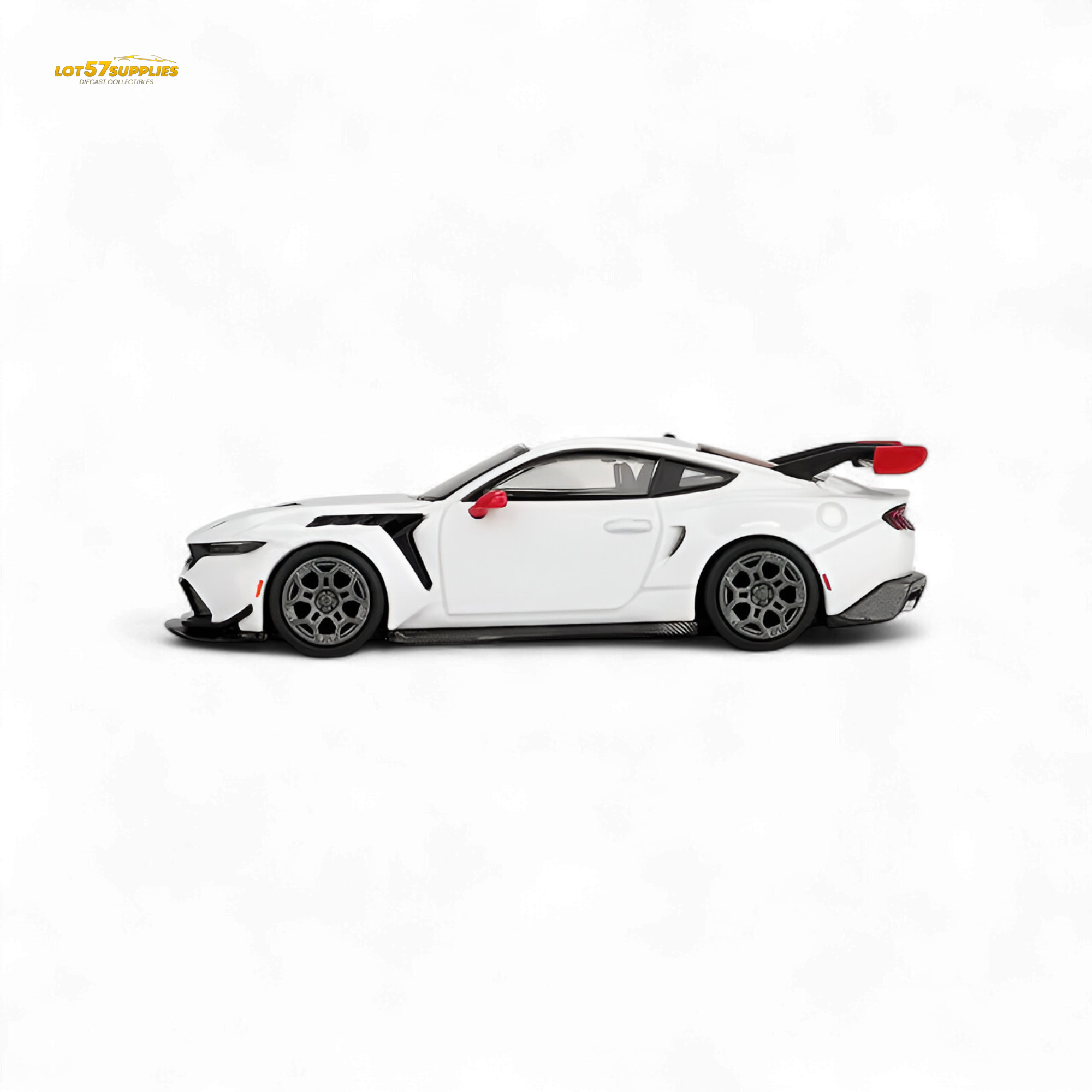 (Pre-Order) MiniGT Ford Mustang GTD Spirit of America - White 1:64