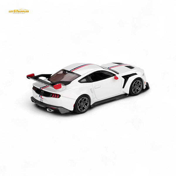 (Pre-Order) MiniGT Ford Mustang GTD Spirit of America - White 1:64