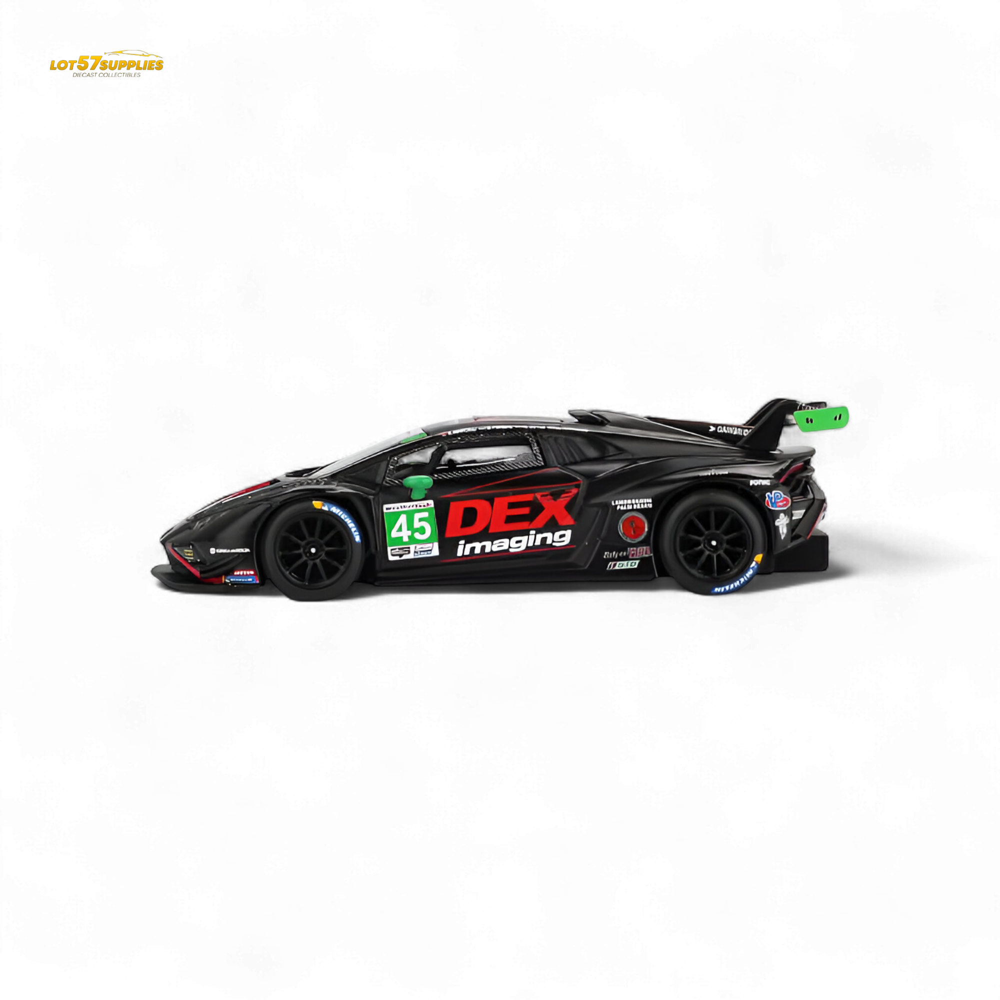 (Pre-Order) MiniGT Lamborghini Huracan STO2 LB 645 DEX Imaging 2024 IMSA Daytona 24 Hrs 1:64
