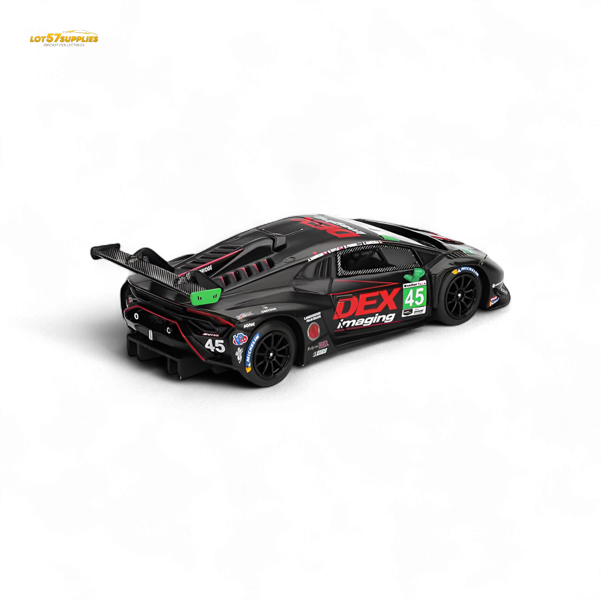(Pre-Order) MiniGT Lamborghini Huracan STO2 LB 645 DEX Imaging 2024 IMSA Daytona 24 Hrs 1:64