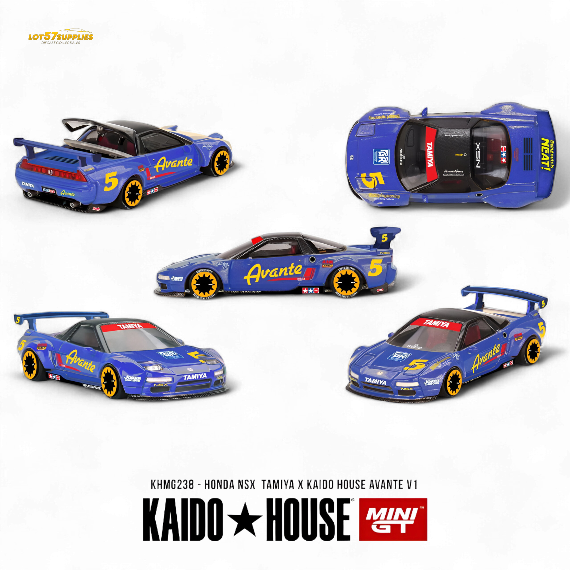 (Pre-Order) KAIDO Honda NSX TAMIYA x KAIDO HOUSE AVANTE V1 1:64 Main image