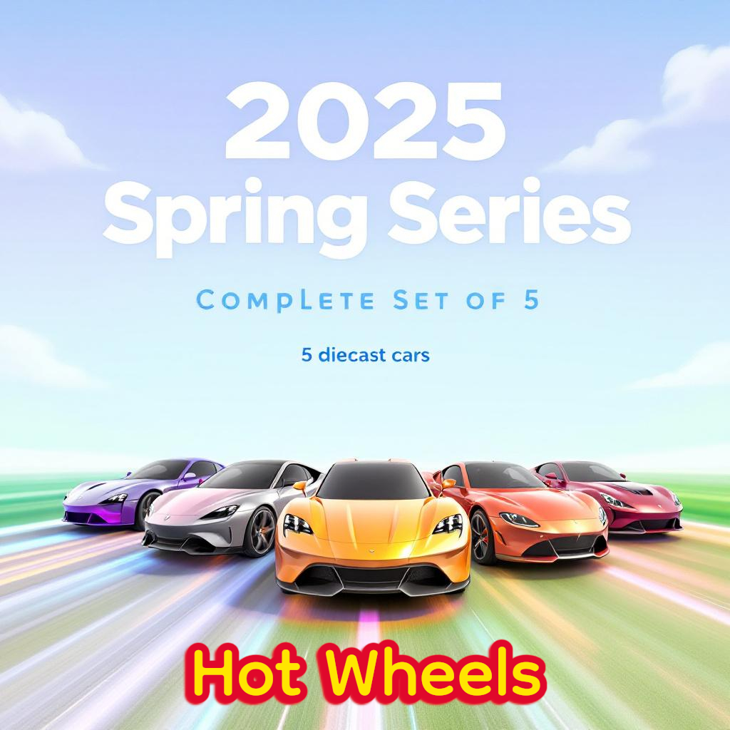 Hot Wheels 2025 Spring Series - Complete set of 5 Main image