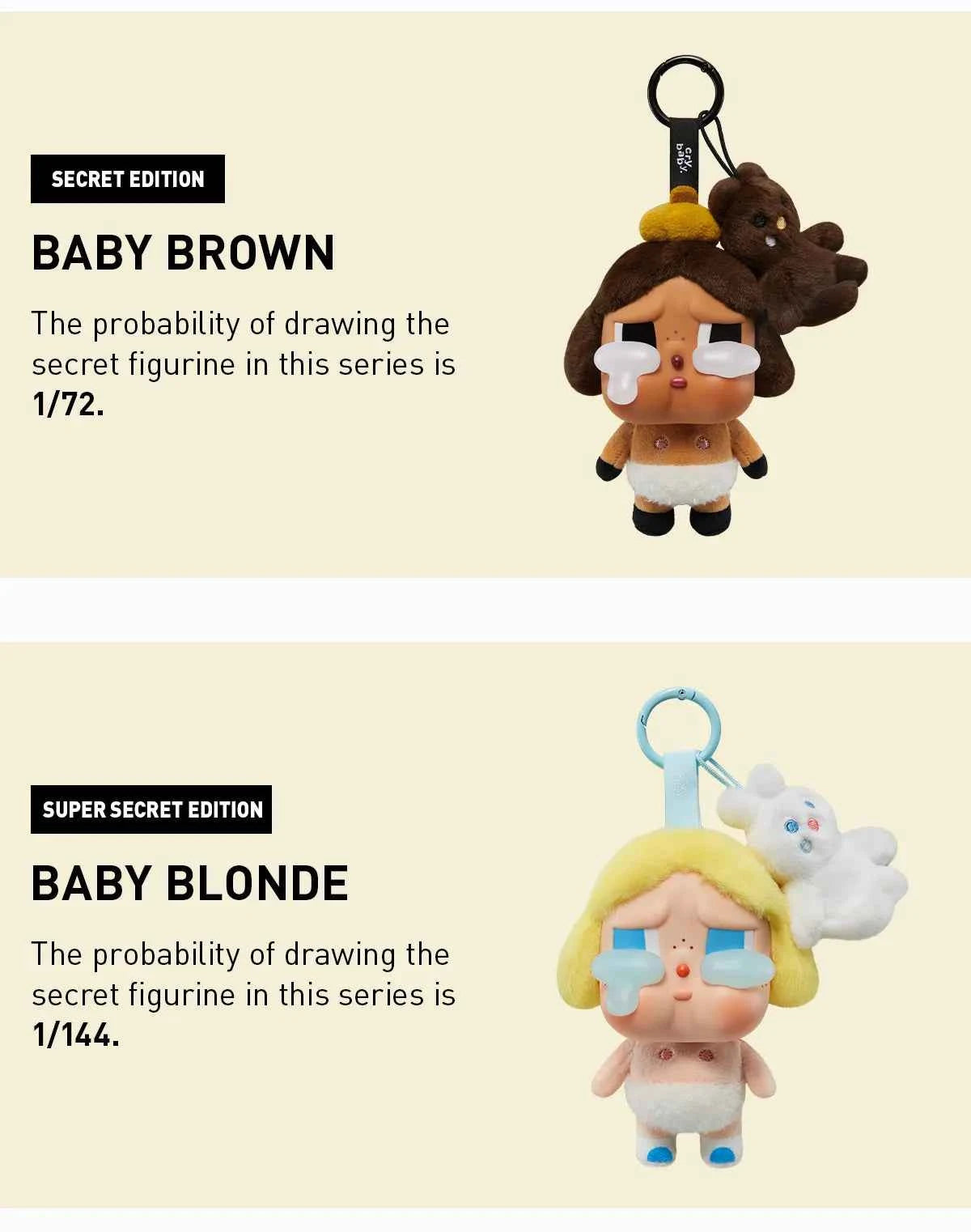 [RESTOCK: JULY] POPMART CRYBABY Crying Again Series - Vinyl Face Plush Blind Box