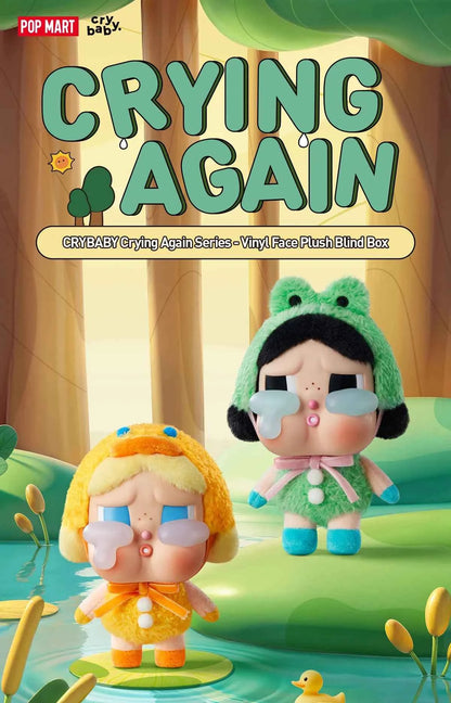 [IN STOCK] POPMART CRYBABY Crying Again Series - Vinyl Face Plush Blind Box