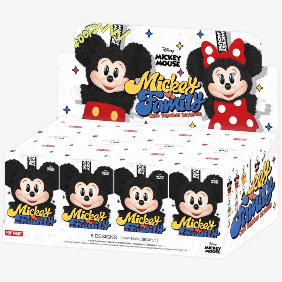[RESTOCK: AUGUST] POPMART Mickey Family Cute Together Keychain Series Figures Main image