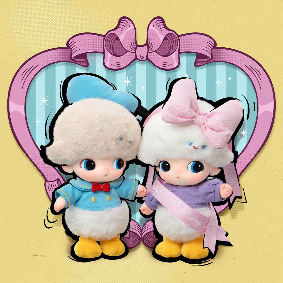 [In Stock] POPMART DIMOO WORLD × DISNEY Series-Vinyl Plush Keychain Blind Box (SEALED)